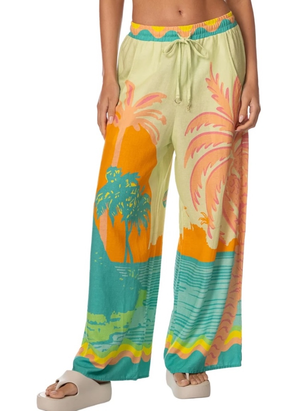 Maaji Pastel Mirage Ophelia Pants Medium NWT